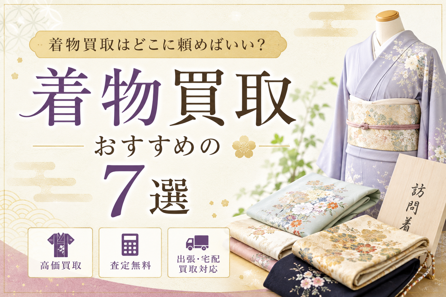 着物買取はどこに頼めばいい？おすすめの着物買取業者7選